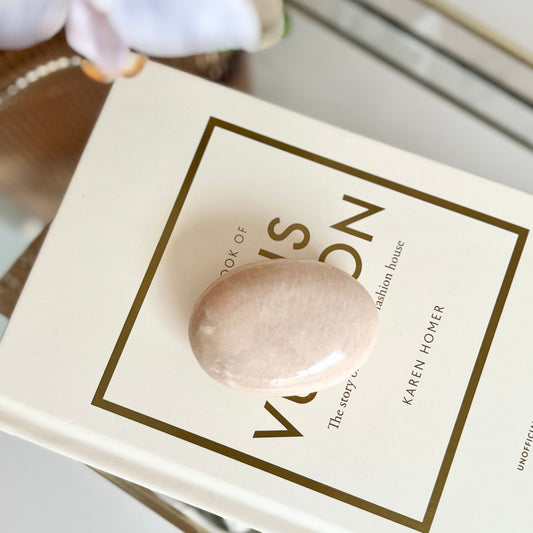 Peach Moonstone Palmstone #1