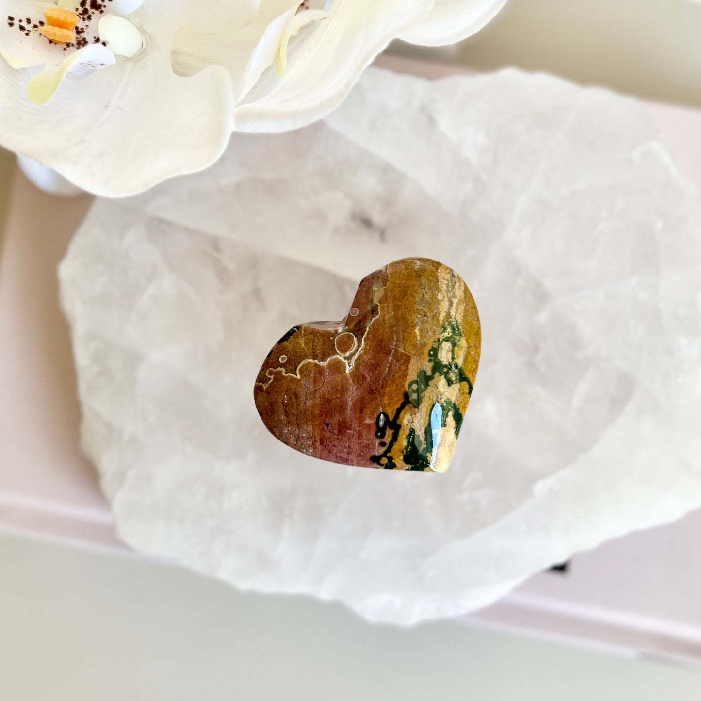 Ocean Jasper Heart #3