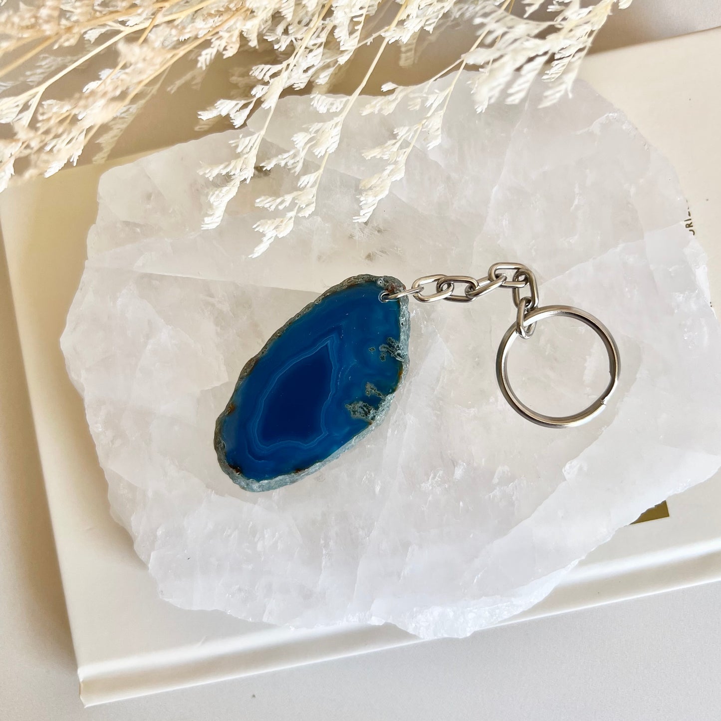 Agate Keyring #4