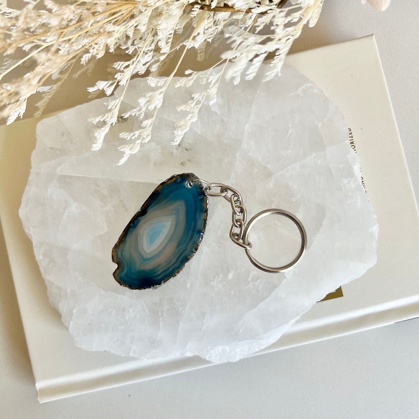 Agate Keyring #2