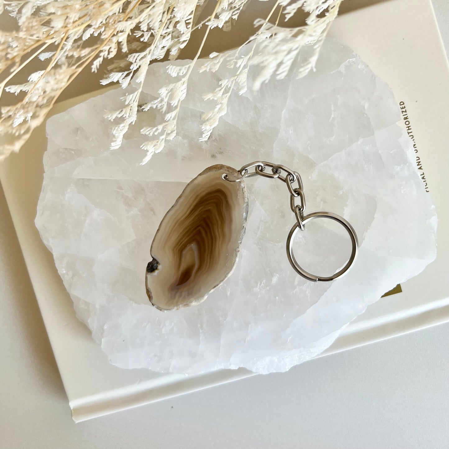 Agate Keyring #3