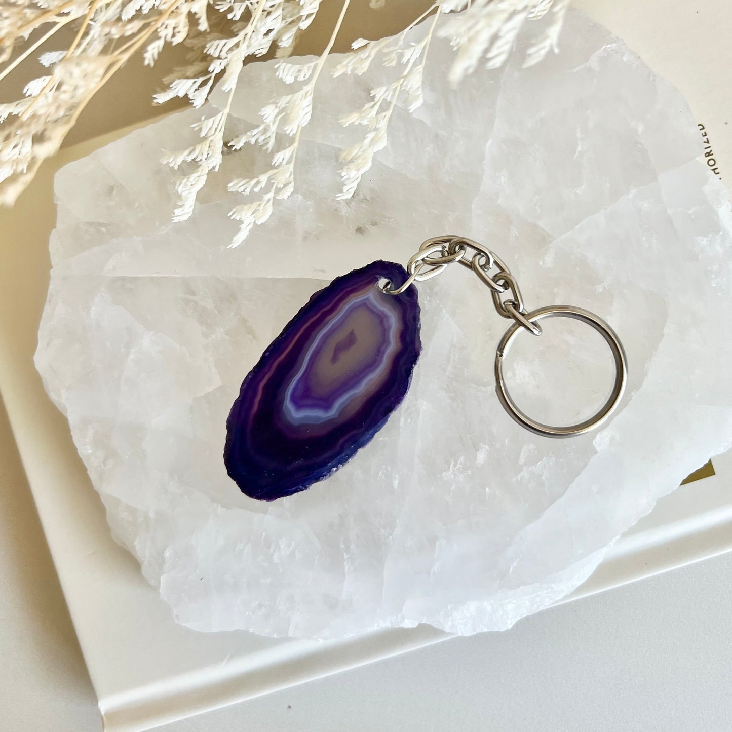 Agate Keyring #1