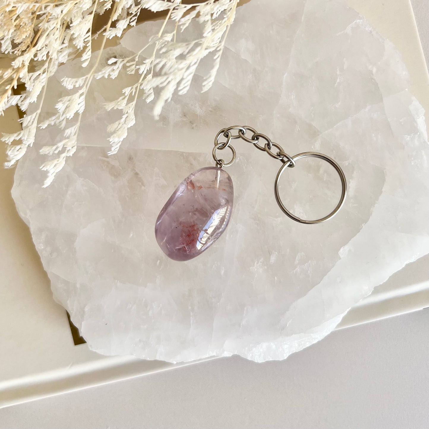 Amethyst Keyring - Intuitively Chosen