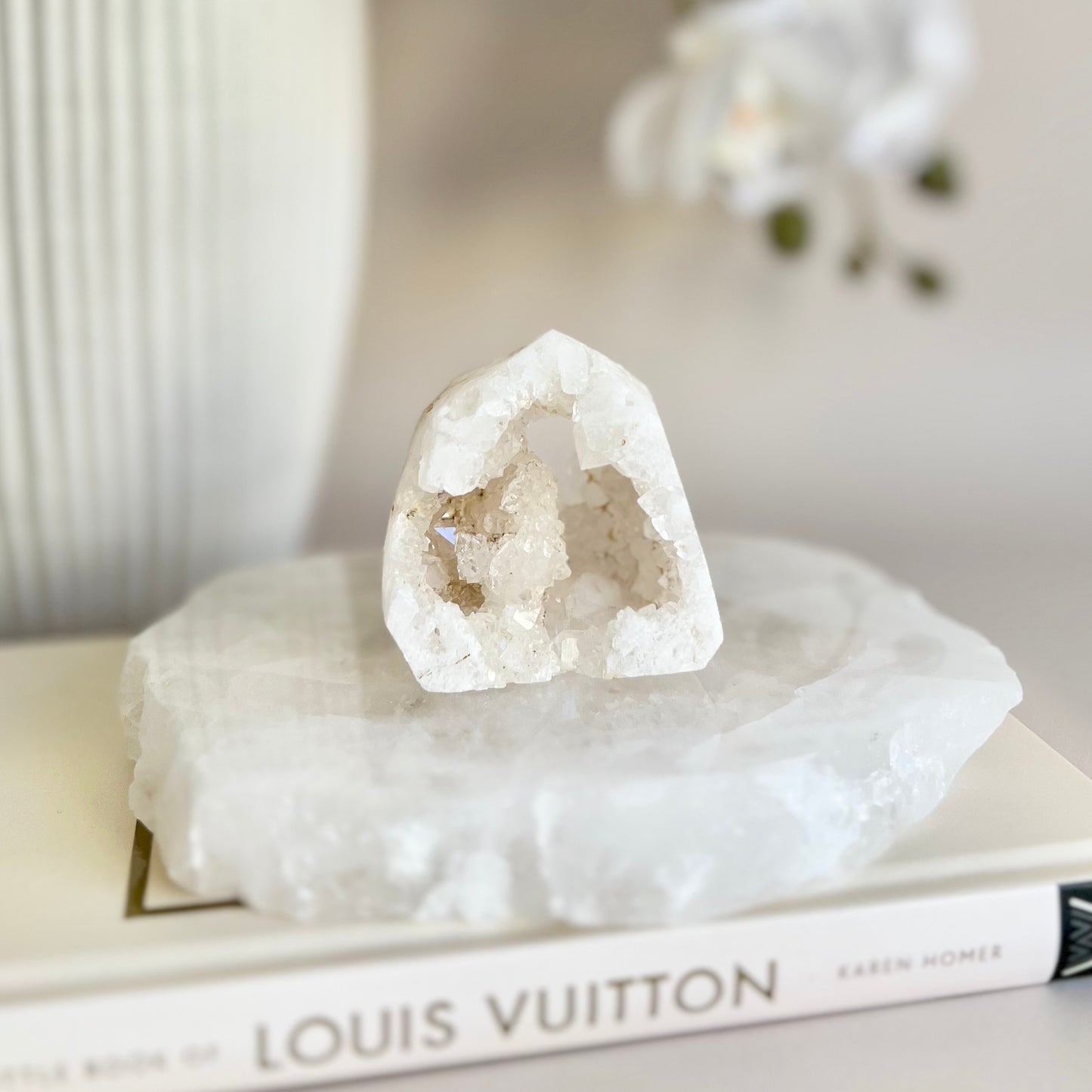 Clear Quartz Druzy Tower #3