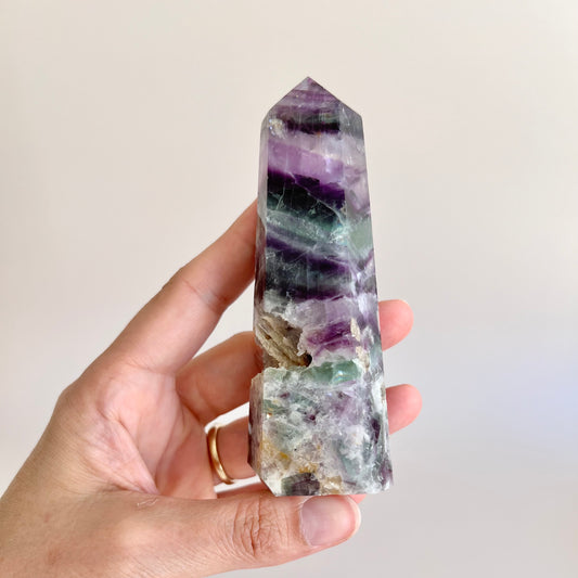 Feather Fluorite Tower #3