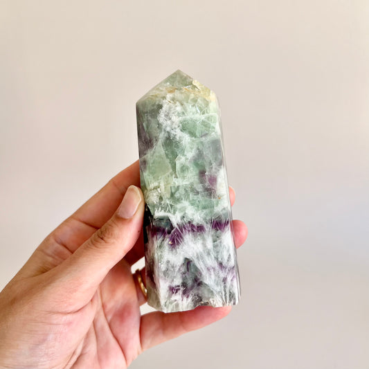 Feather Fluorite Tower #2