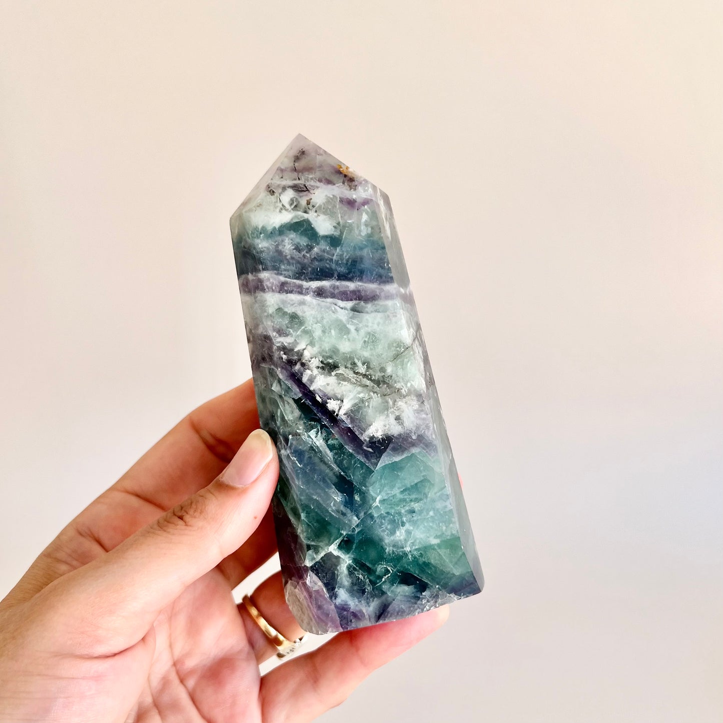 Feather Fluorite Tower #1