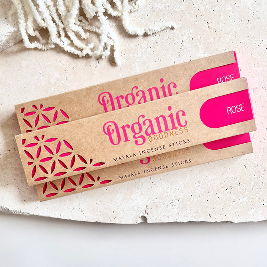 Organic Goodness Rose Incense