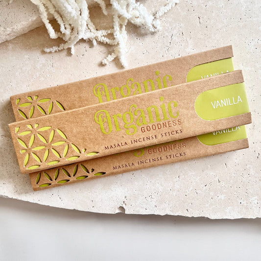 Organic Goodness Vanilla Incense