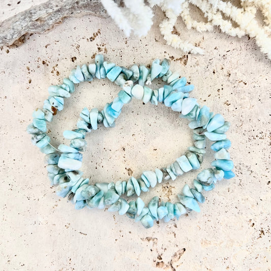 Larimar Chip Bracelet