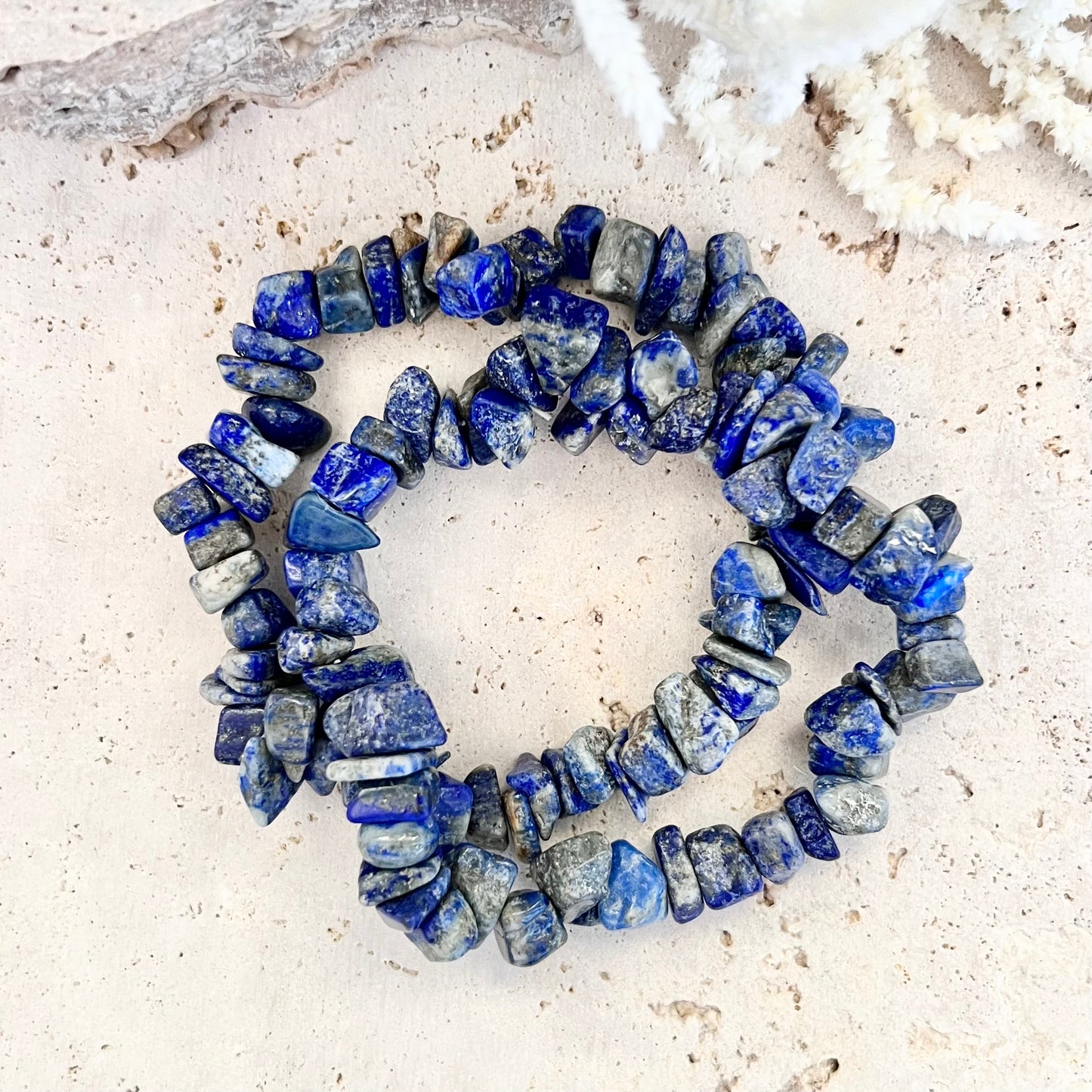 Lapis Lazuli Chip Bracelet